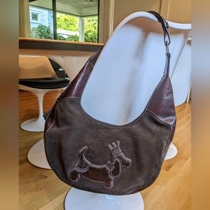 Billy Bag London Brown Suede Leather Purse
